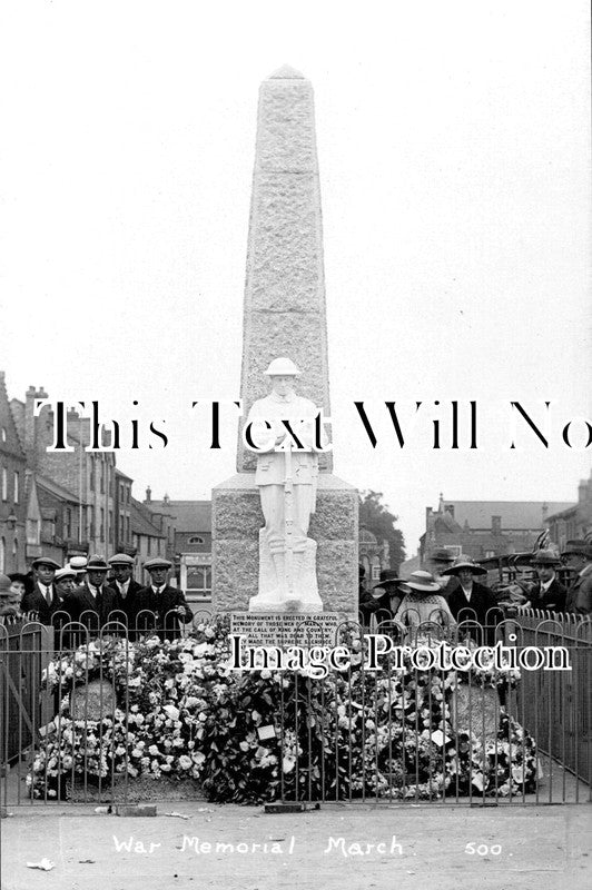 CA 570 - March War Memorial, Cambridgeshire