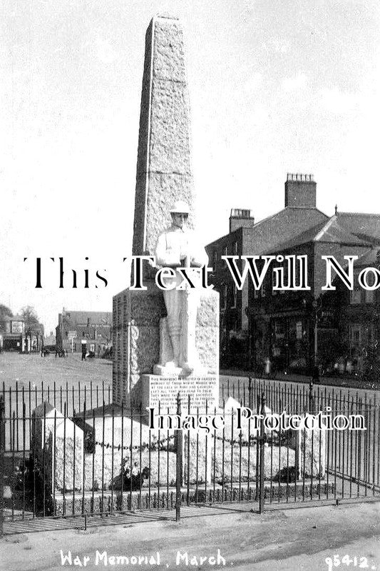 CA 582 - March War Memorial, Cambridgeshire