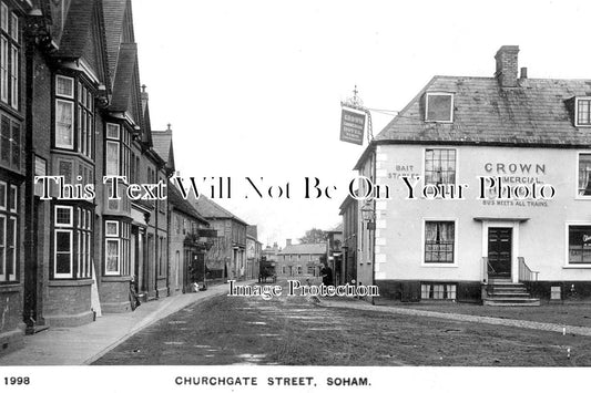 CA 635 - Crown Hotel, Churchgate Street, Soham, Cambridgeshire c1908