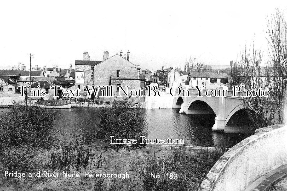 CA 666 - Bridge & River Nene, Peterborough, Cambridgeshire