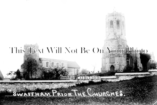 CA 719 - The Churches, Swaffham Prior, Cambridgeshire c1910