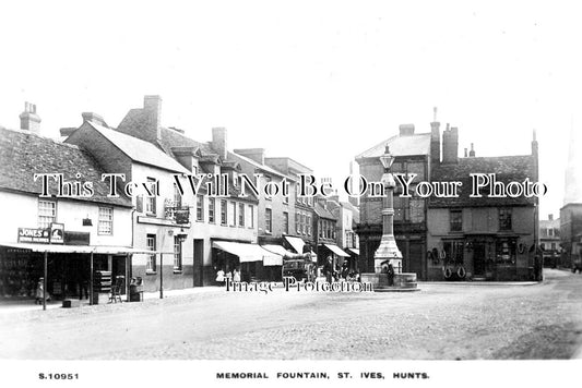 CA 732 - Memorial Fountain, St Ives, Cambridgeshire