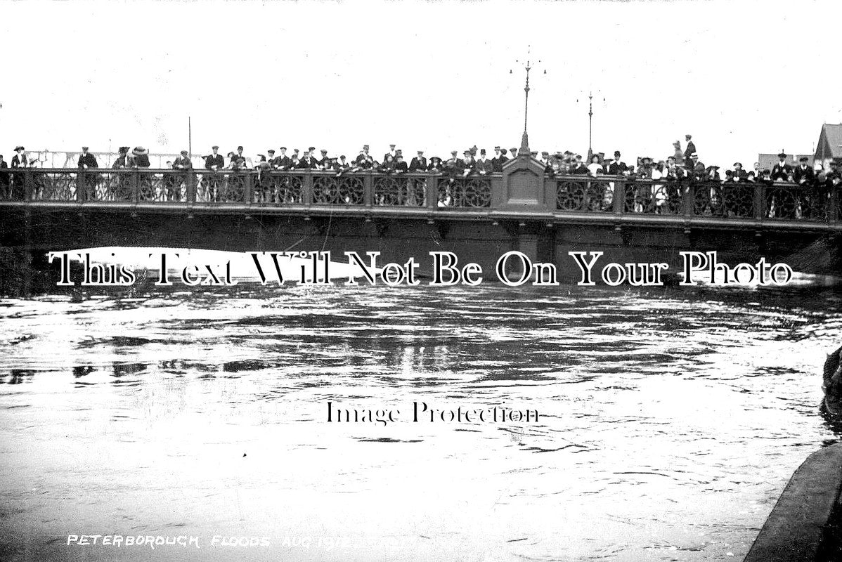 CA 803 - Floods, Peterborough Bridge, Cambridgeshire 1912