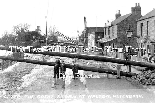 CA 804 - Storm At Walton Near Peterborough, Cambridgeshire 1916