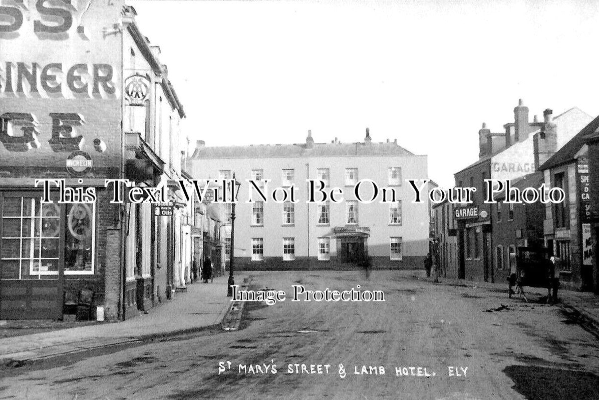 CA 817 - St Marys Street & Lamb Hotel, Ely, Cambridgeshire