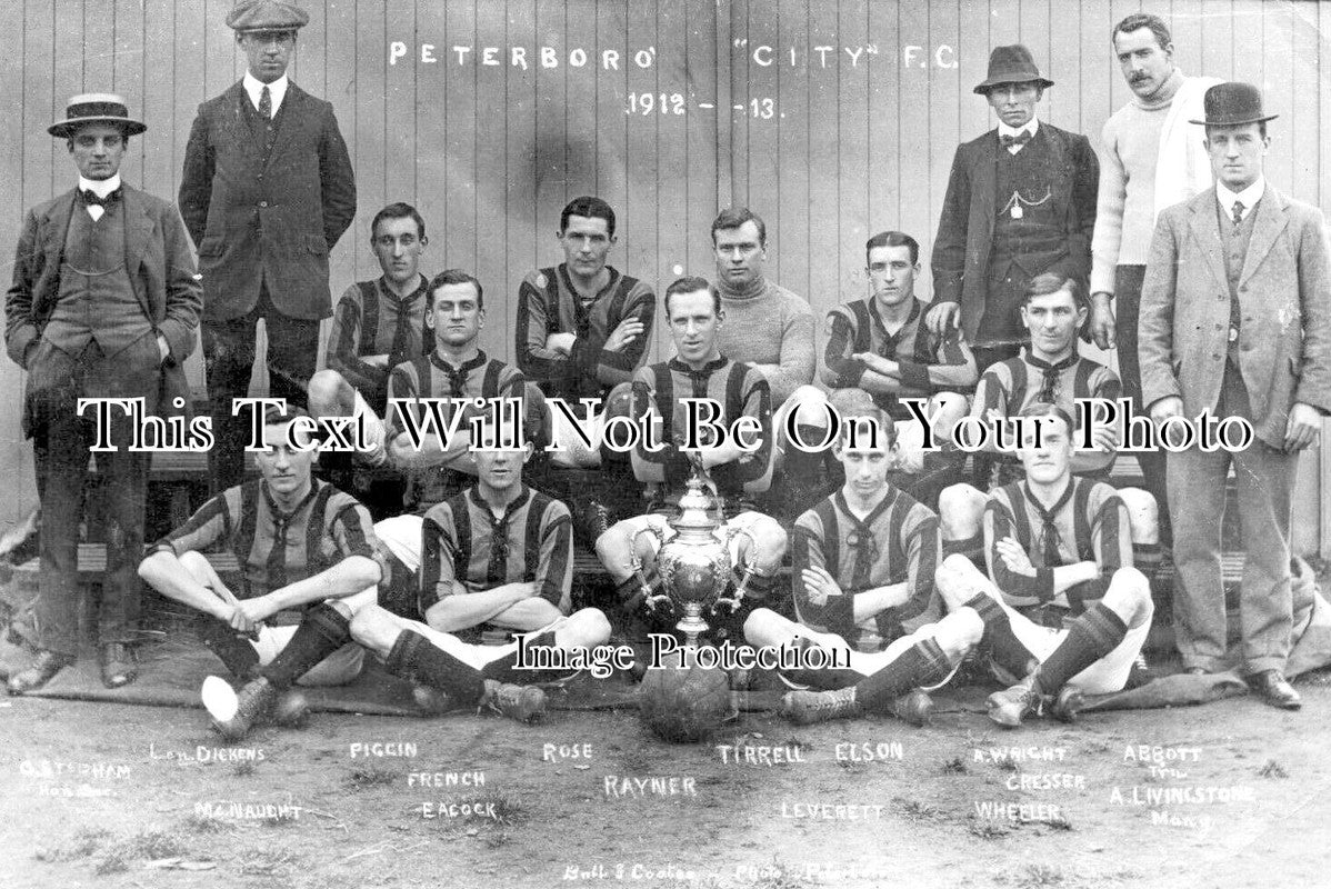 CA 818 - Peterborough City Football Club, Cambridgeshire 1912-13