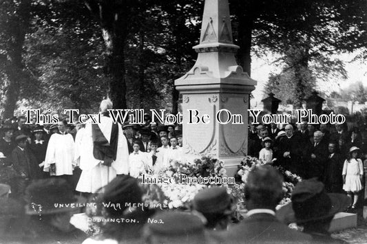 CA 84 - Unveiling War Memorial, Doddington, Cambridgeshire c1920