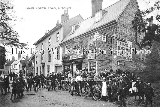 CA 848 - Triangle Temperance Hotel, Hitchin, Hertfordshire c1908