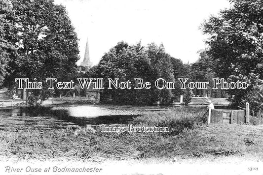 CA 849 - River Ouse At Godmanchester, Cambridgeshire c1909