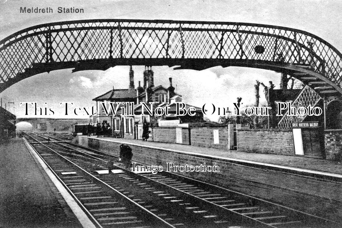 CA 879 - Meldreth Railway Station, Cambridgeshire