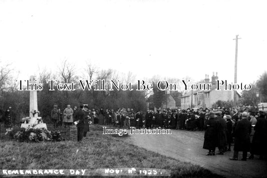 CA 903 - Meldreth Remembrance Day, Cambridgeshire 1923