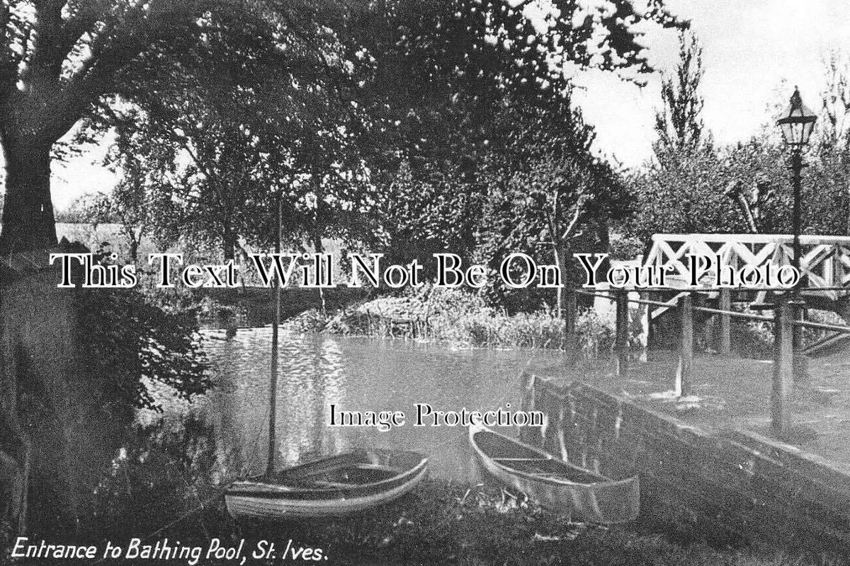 CA 914 - Entrance To Bathing Pool, St Ives, Cambridgeshire