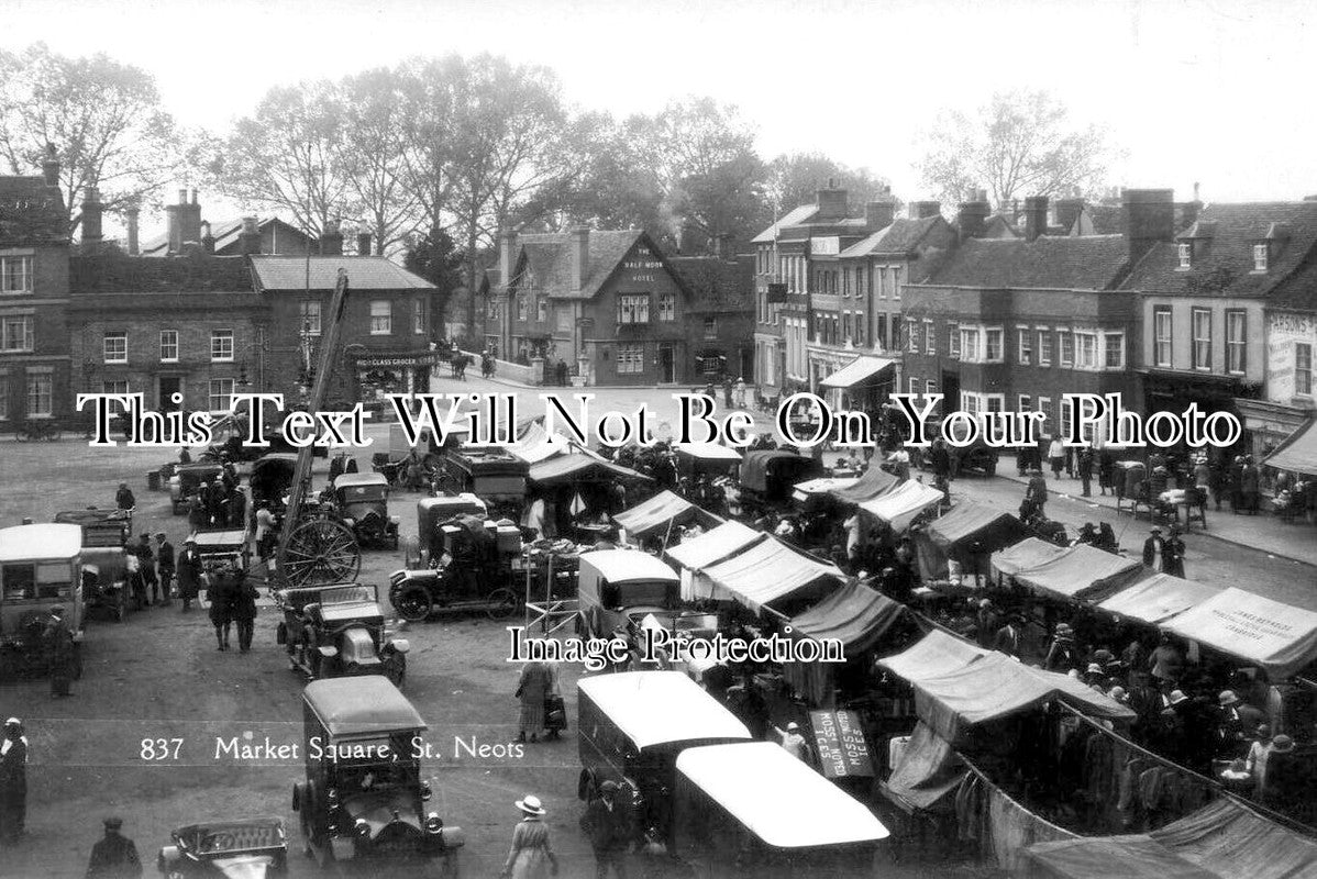 CA 974 - Market Square, St Neots, Cambridgeshire