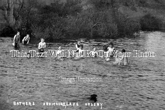 CH 100 - Bathers At Armours Lake, Helsby, Cheshire
