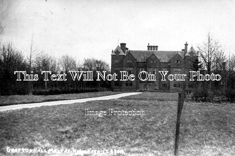 CH 1013 - Grafton Hall, Malpas, Cheshire c1915