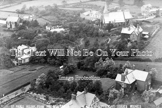 CH 1051 - St Pauls, Helsby From The Hill Top, Cheshire