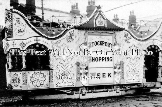 CH 1068 - Decorated Tram, Stockport Shopping Week, Cheshire
