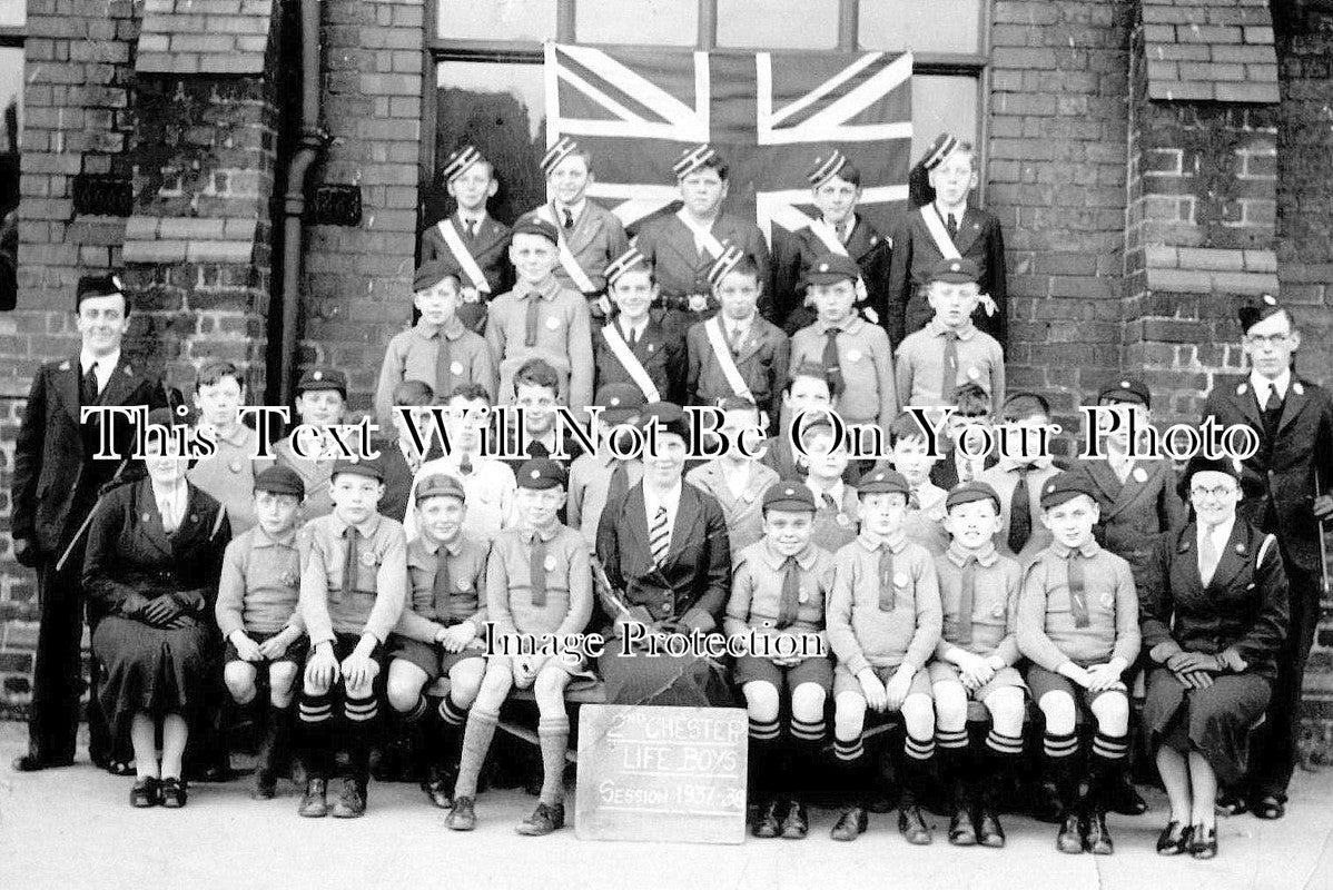 CH 1077 - Chester Life Boys Brigade, Cheshire 1937-38