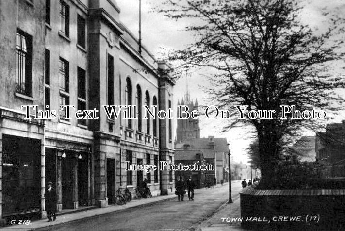 CH 1096 - Town Hall, Crewe, Cheshire