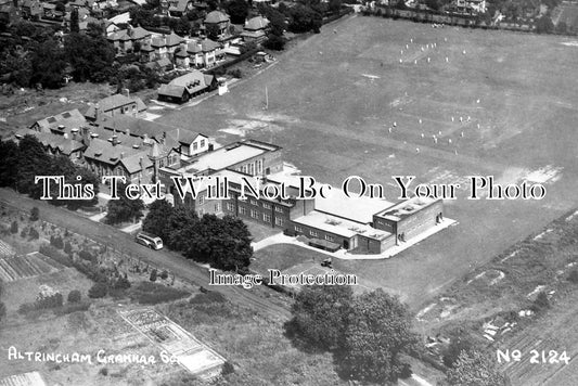 CH 1105 - Aerial View Of Altrincham Grammar School, Cheshire