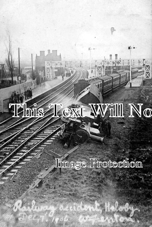 CH 1109 - Railway Accident, Helsby, Cheshire 1906