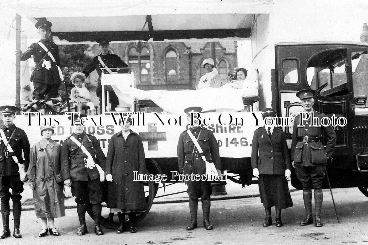 CH 1113 - Red Cross Hospital Procession, Hyde, Cheshire