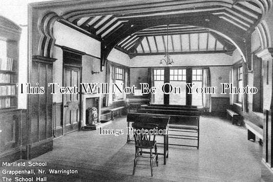 CH 1123 - School Halle, Marlfield School, Grappenhall, Cheshire