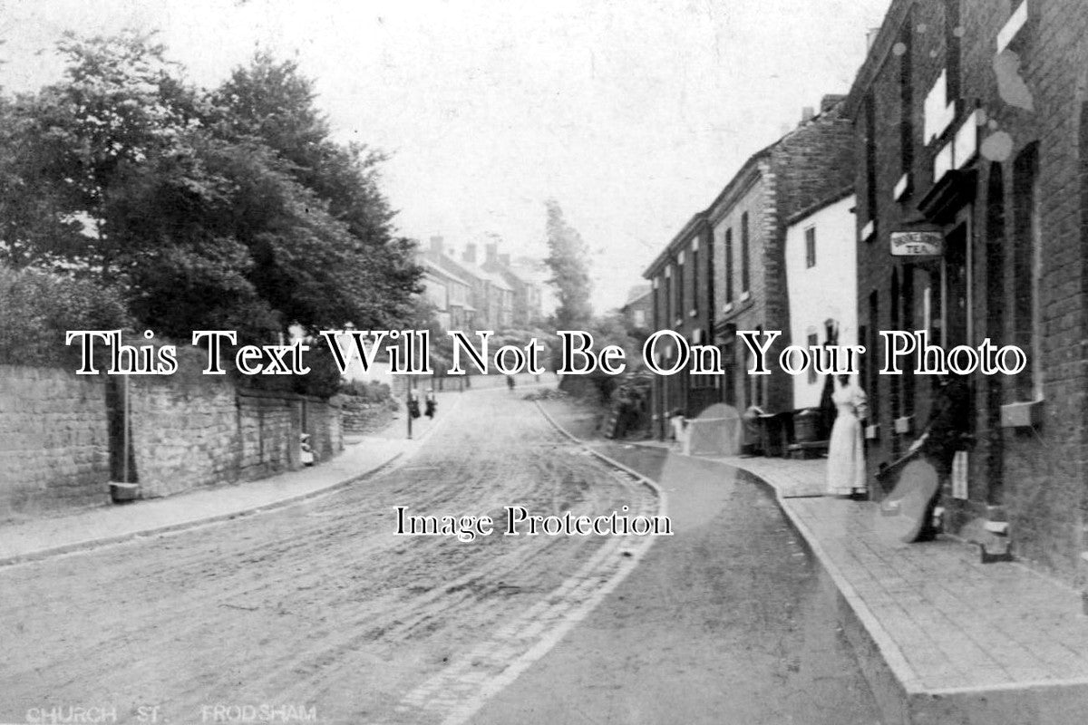 CH 1133 - Church Street, Frodsham, Cheshire c1906