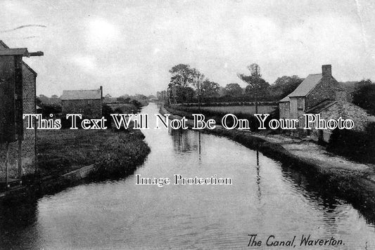 CH 1148 - The Canal At Waverton, Cheshire