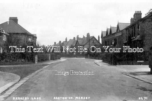 CH 1189 - Barkers Lane, Ashton On Mersey, Cheshire c1930