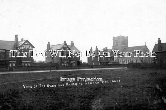 CH 1195 - View Of The Harrison Memorial Church, Wallasey, Cheshire