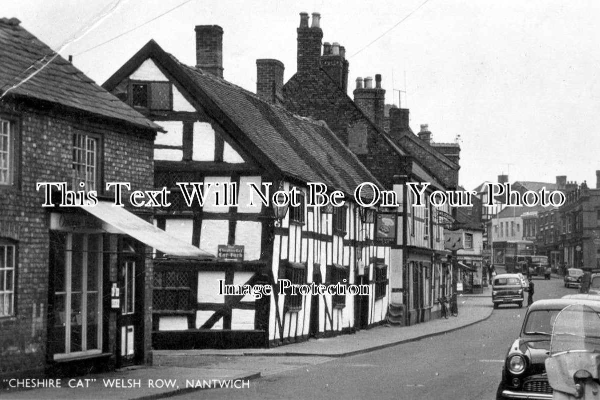 CH 1219 - Cheshire Cat, Welsh Row, Nantwich, Cheshire