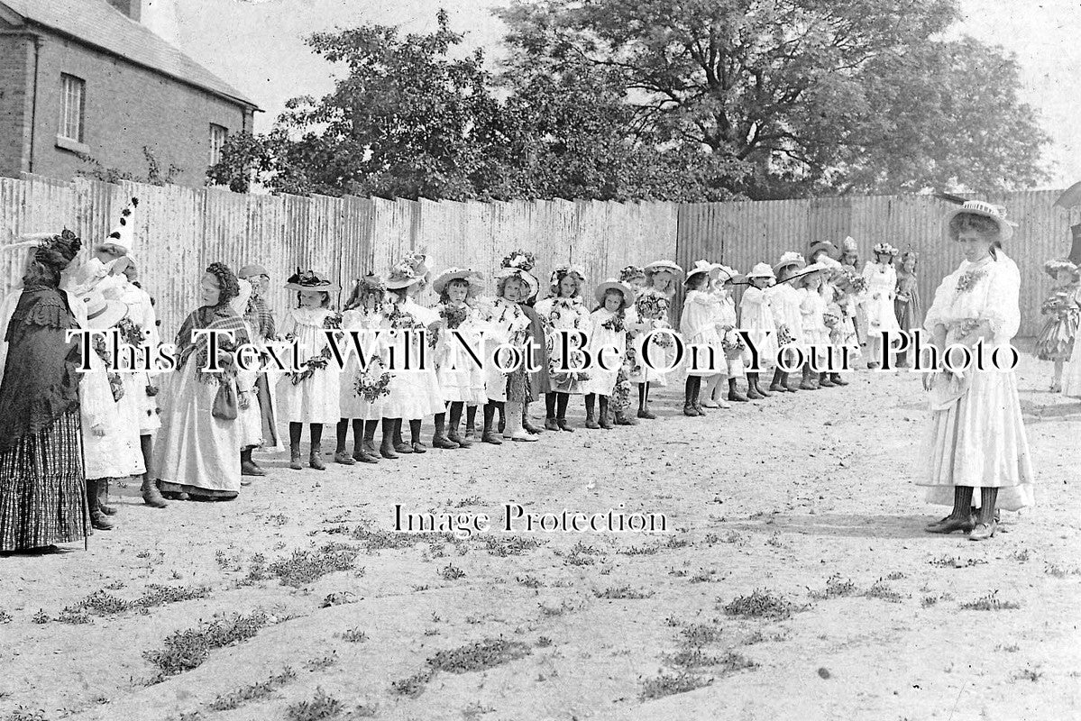 CH 1247 - Helsby Rose Fete, Girls Best Character, Cheshire c1908