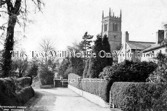 CH 1256 - Wybunbury Church & Vicarage, Cheshire