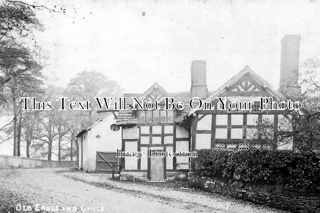 CH 1325 - Old Eagle & Child Public House, Nether Alderley, Cheshire c1907