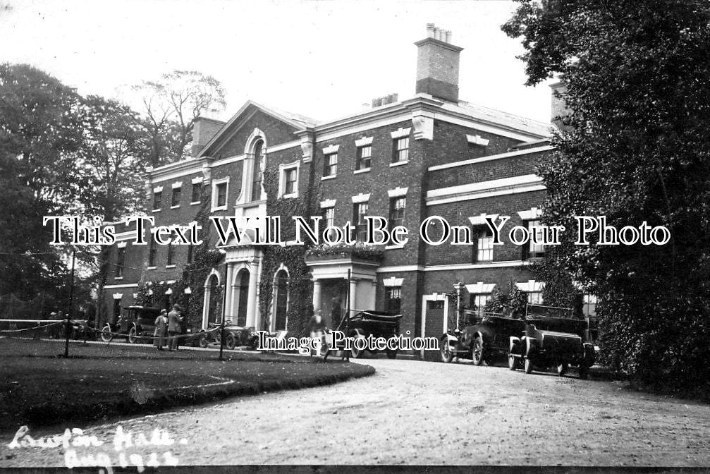 CH 1358 - Lawton Hall, Church Lawton, Cheshire c1922