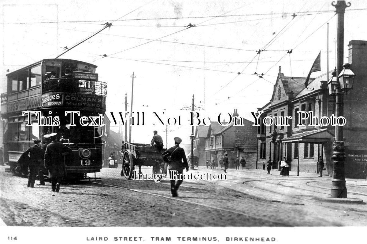 CH 1390 - Laird Street Tram Terminus, Birkenhead, Cheshire