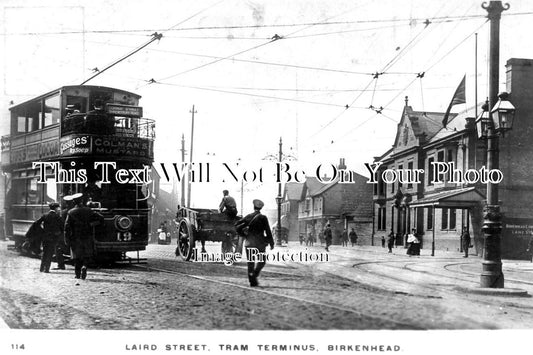 CH 1390 - Laird Street Tram Terminus, Birkenhead, Cheshire