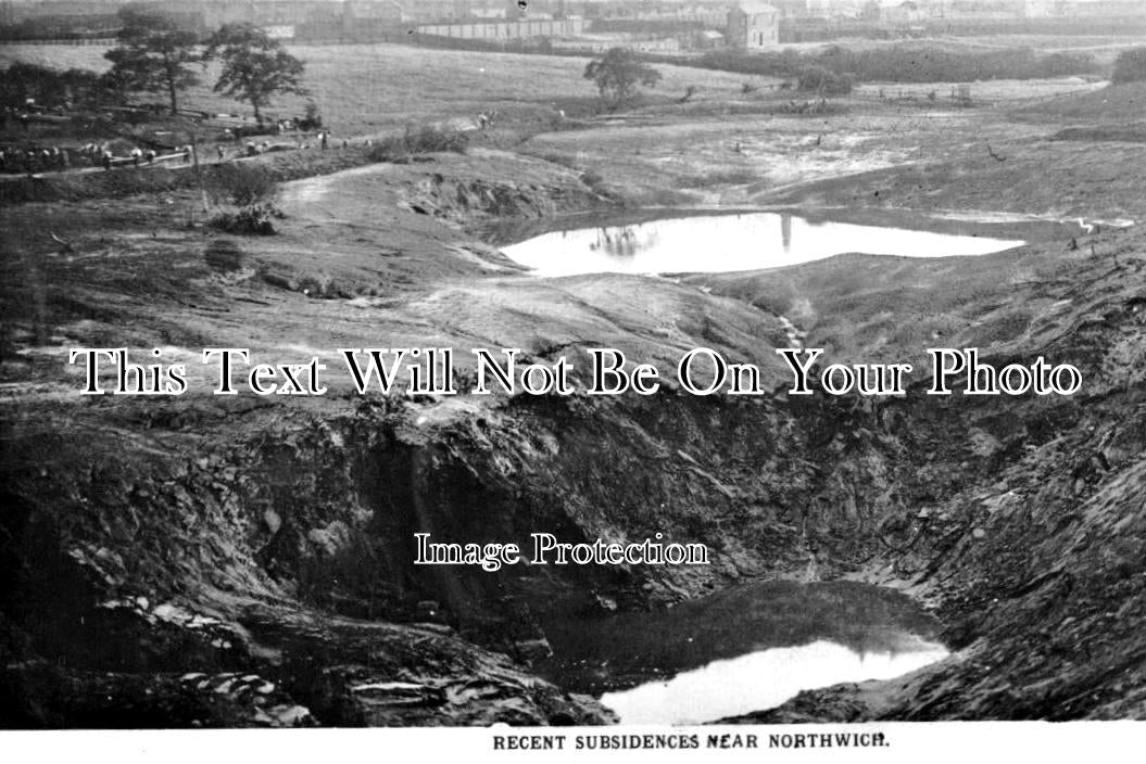 CH 1444 - Recent Subsidence, Northwich, Cheshire