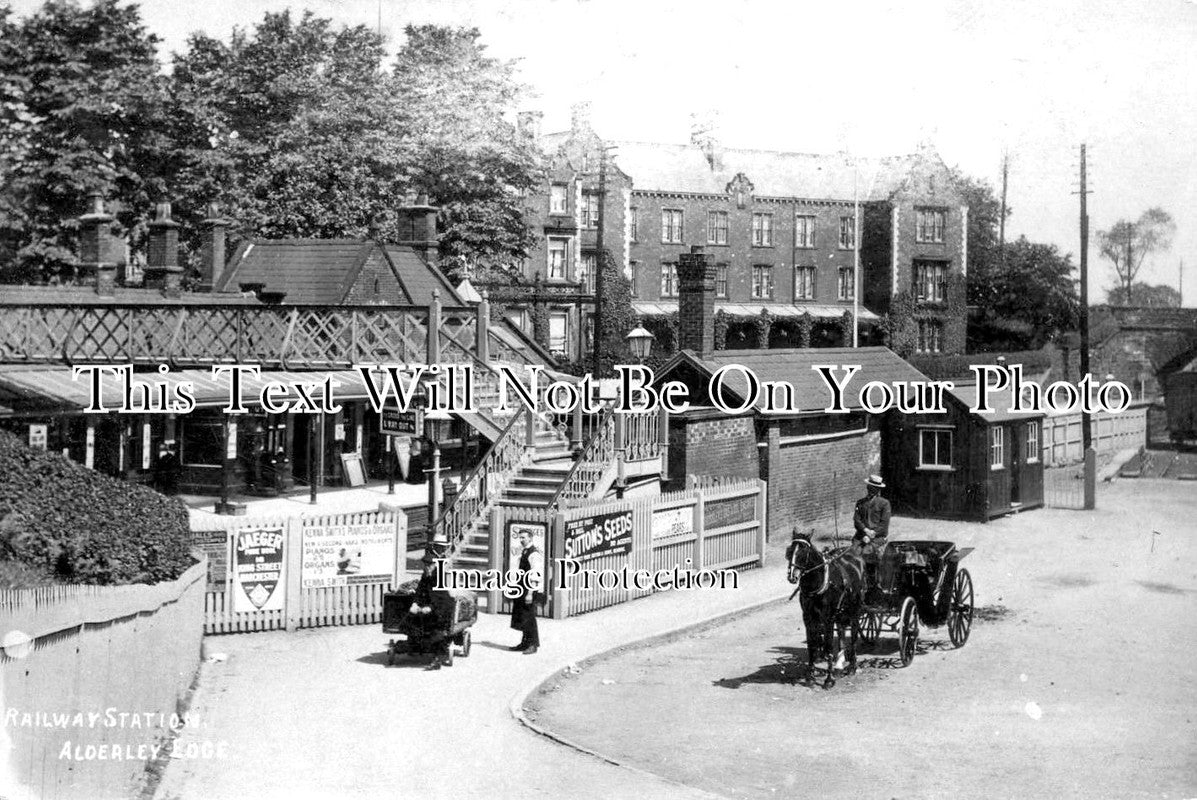 CH 1470 - Alderley Edge Railway Station, Cheshire