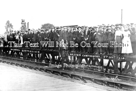 CH 1485 - Wirral Battalion, Neston Contingent, Cheshire 1914