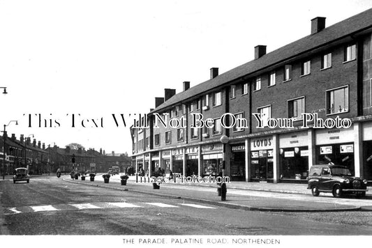 CH 1510 - Palatine Road - Parade Of Shops, Palatine Road, Northenden, Cheshire