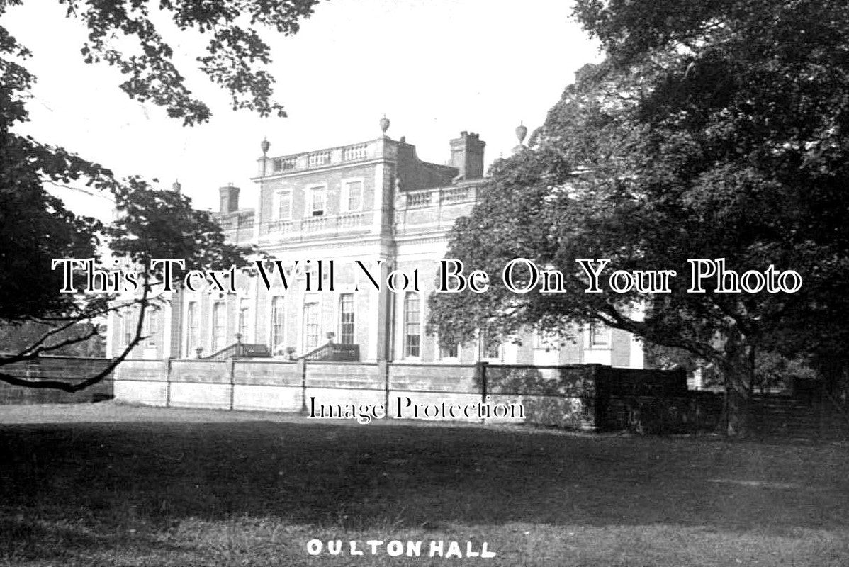 CH 1531 - Oulton Hall, Tarporley, Cheshire c1908