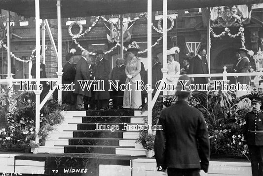 CH 1535 - Royal Visit To Widnes, Cheshire 1913
