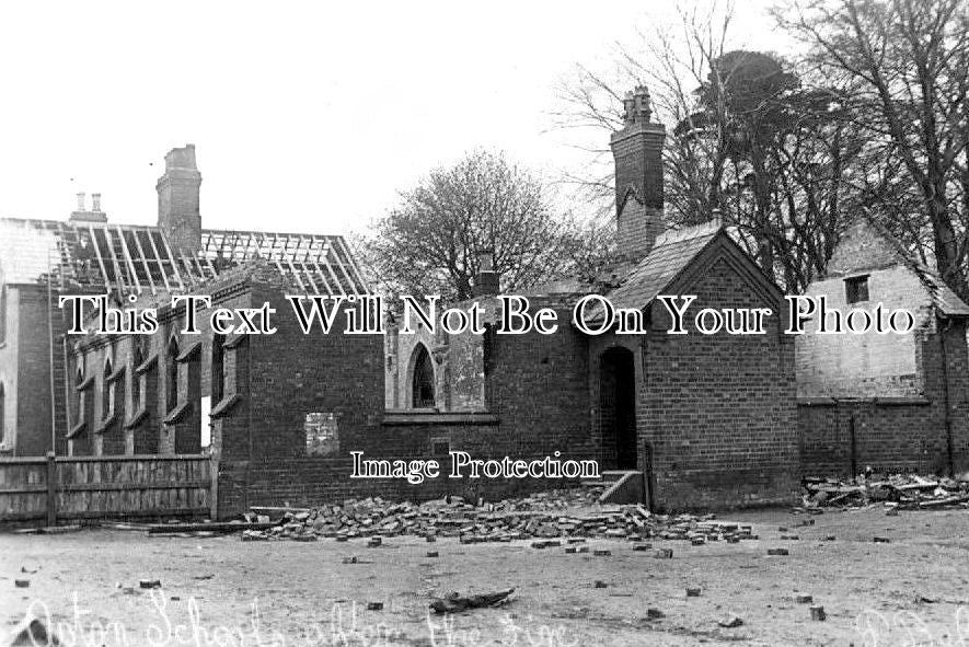 CH 1548 - The Schools After The Fire, Aston, Cheshire