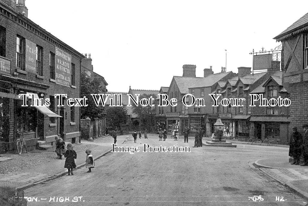 CH 1549 - Brown Horse Inn, High Street, Neston, Cheshire c1913