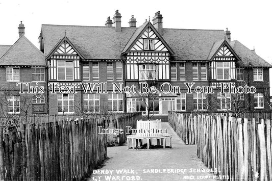 CH 1564 - Dendy Walk, Sandlebridge Schools, Great Warford, Cheshire c1910