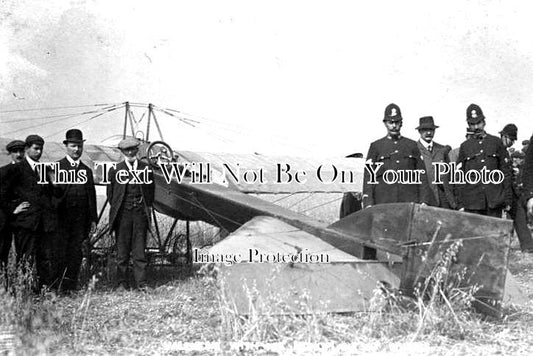 CH 1568 - WW1 Flying Ace James Valentine At Widnes, Cheshire 1912