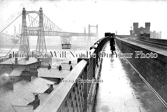 CH 1571 - Runcorn Widnes Victoria & Transporter Bridges, Cheshire c1905