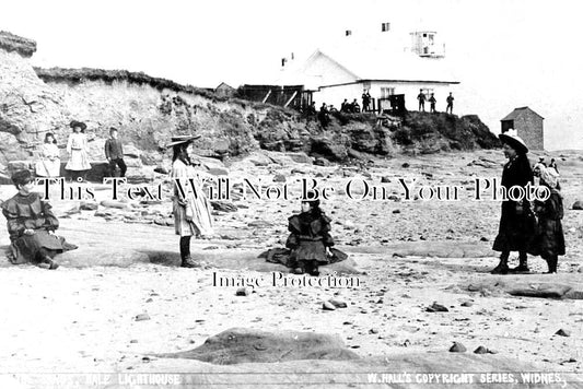 CH 1583 - On The Sands, Hale Lighthouse, Cheshire c1910
